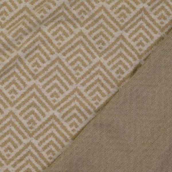 Interlock Jacquard in beige/natur